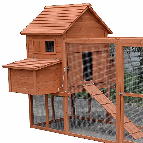 Hühnerstall / Hühnerhaus mit Freigehege aus Holz ca. 310 x 150 x 150 cm - 6