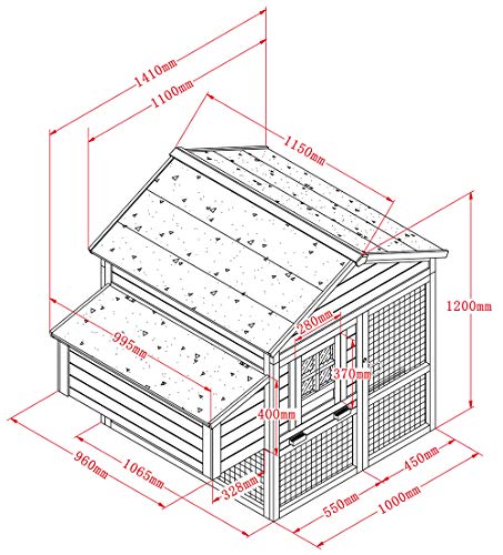 Hühnerstall Hühnerhaus Chickenhouse Nr. 04 